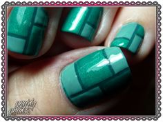 Teal Tuesdays - 3 Color Mani.  http://www.gnarlygnails.com/ Color Manicure, Nails Gel Polish, Get Nails, Nails Gel, The Invisible, Teal Color, Gel Nail Art, Mani Pedi, Love Nails