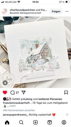 an instagram page with some pictures on it