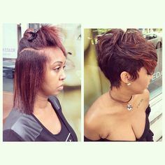 Hello friends. #beforeandwow #shorthairbootcamp #liketheriversalon #modernsalon #thecutlife #aveda #makeovers First Day Of School Hairstyles, Haute Hair, Pelo Afro, School Hairstyles, Sassy Hair, Dope Hairstyles, Cute Hairstyles For Short Hair, Short Natural Hair Styles, Short Styles