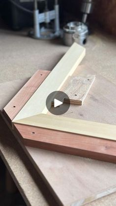 a video demonstrating how to make a wood frame