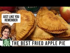 the best fried apple pies are on display for everyone to know what they are