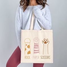 Toat Bags Design Paint, Eco-friendly Hand Painted Bags For Daily Use, Cat Shopping, Eco-friendly Hand Painted Canvas Bag, Creative Tote Bag, Eco-friendly Graphic Print Canvas Bag, Cotton Tote Bag With Cat Design