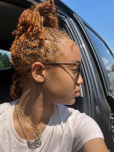 Natural Hair Ginger, Twists Natural Hair, Hair Journey Tips, Hair Ginger, Coloured Hair, Dyed Natural Hair