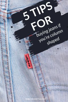 If you struggle to find jeans to fit your column shape and create shape,   this article will give you 5 tips for buying jeans, share the key   things to look for in jeans that create curves, and the most flattering   jeans for ruler shaped women #jeans #denim #columnshape #rulerbodyshape   #bodyshape #bodytype #flattering #shoppingtips #bodyshapes Creased Jeans