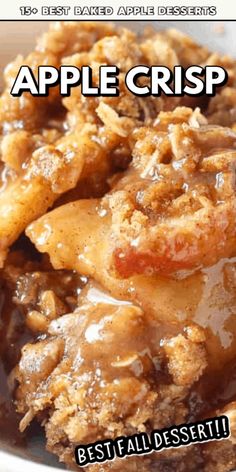 an image of apple crisp in a bowl