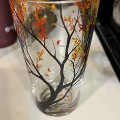 Cardinal Wine Glass Hand Painted Red Spirit Bird Snowy Tree Branches Seasonal Holiday Winter Glassware Collectible Visitor From Heaven Gift - Etsy Glass Jar Projects, Jar Projects, Decorated Wine Glasses