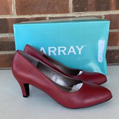 Array Xwoi Wine Red Leather Pointed Toe Slip On Heeled Pumps Women's Size Us 8.5 N New. In Great New Condition. Y82 Red Faux Leather Closed Toe Heels, Classic Red Heels For Fall, Red Closed Toe Synthetic Court Shoes, Red Synthetic Closed Toe Court Shoes, Red Leather Court Shoes, Medium Width, Red Slip-on Fitted Heels, Red Leather Court Shoes Medium Width, Red Leather Court Shoes, Red Round Toe Court Shoes For Work