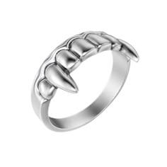 Vampire Jaw Unisex Sterling Silver Ring ◆ Features: SKU: 3855888cg Brand new sterling ring silver 925. Not plated, 100% solid silver metal! Approx. weight 18mm - 3.6g.; Processing: 1) Blackened silver 925; ◆ Customization: For order this item can be made of rose or white 14K Gold. ◆ Please, take a look at other our products:    IndigoGold9999.etsy.com ◆ INDIGO Atelier - more than just jewelry! Cool Rings Unique, Alt Rings, Elegant Vampire, Blood Ring, Alternative Rings, Cp9 One Piece, Music Ring, Vampire Ring, Indigo Jewelry