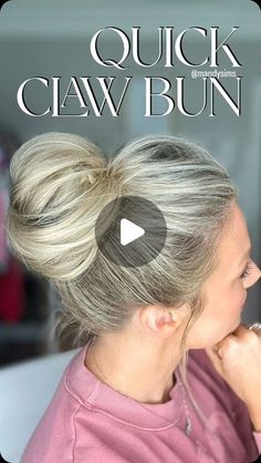 Half Up Hair Long Easy Hairstyles, Quick And Easy Updos, Cute Ways To Wear Hair Up, Easy Up Do For Work, Updos For Thinning Hair Easy, Easy Everyday Updos, Casual Half Up Half Down Hair, Half Up Dos For Medium Hair, Easy Half Up Half Down Hairstyles