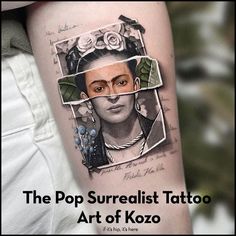 the pop surrealist tattoo art of kozo