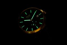 Model : LG41 Black (Night)  Specifications • Dial Color : Green • Strap color : Black • Case color : Gold • Case : Stainless steel • Size : 43 mm. • Glass : Sapphire Glass • Super-Luminova C3 (Green) • Water resistance : 5 ATM / 50 Meters / 165 FT • Movement : Japan Movement with smallsecond / date (warranty 1 years) • Strap : Italian Leather • Watch strap length : 26 cm. • Estimate : 22.6 cm. • Price : $214 • Free Shipping Worldwide