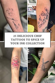 tattoos to spice up your ink collection with the words 25 delicious chef tattoos to spice up your ink collection