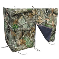 an image of the inside of a hunting blind