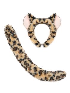 Cat Ears And Tail Set, Quick N Easy Halloween Costumes, Party Animal Costume, Ears And Tail Set, Leopard Ears, Cat Ears And Tail, Leopard Costume, Fur Costume, Paw Gloves