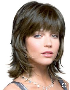 Short Shag Haircuts, Haircuts With Bangs, Layered Hair, Synthetic Hair