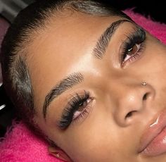 Lashes Fake Eyelashes, Russian Lashes, Interacial Couples, Lash Extensions Styles, Perfect Eyelashes, Makeup Room Decor, Dyed Hair Inspiration, Baddie Hairstyles