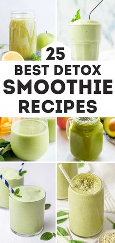 Make your mornings better with these simple and tasty detox smoothie recipes. Stay fit and happy! Jamie Miller, Nutrient Dense Smoothie, Smoothie Cleanse, Paleo Food, Yummy Smoothie Recipes, Easy Detox