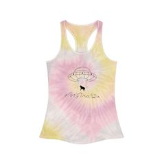 Hilarious UFO Shirt tie dye tank tops that make a funny gift. Made with a breathable, lightweight fabric blend of 60% cotton, 40% polyester, these tank tops feel great to wear to any casual outing. Add your art on top of the zany tie dye style and create unique pieces that are a must-have for any wardrobe. .: 60% cotton, 40% polyester .: Light fabric (4.0 oz/yd² (150 g/m .: Slim fit .: Sewn in label .: Slight color and pattern variations may occur due to the dyeing process Summer Acid Wash Crew Neck Tank Top, Acid Wash Crew Neck Tank Top For Summer, Funny Print Tie Dye Cotton Tops, Tie-dye Cotton Tank Top, Cotton Tie Dye Tops With Funny Print, Tie Dye Cotton Tank Top, Summer Acid Wash Soft-washed Tank Top, Soft-washed Multicolor Tops For Summer, Soft-washed Multicolor Summer Tops