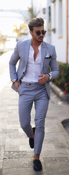 Summer Wedding Men, Summer Suits Men, Man In A Suit, Wedding Outfit Men, Successful Men, Designer Suits For Men