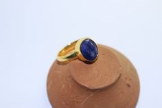 Beautiful Lapis stone handmade gold brass plated ring. stone color - blue stone name - Lapis metal plating - gold brass material - brass HAPPY SHOPPING WITH US THANK YOU. Lapis Stone, Silver Plated Bracelet, Ring Stone, Plated Ring, Handmade Gold, Gold Brass, Brass Material, Blue Stone, Turquoise Stone