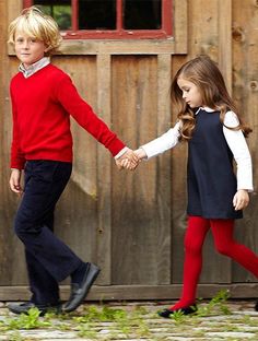 captainandthegypsykid-french style-red stockings-Kids Fashion Red Tights, Gandalf, Stylish Kids, Fashion Kids, Kids' Fashion, Matching Outfits, Kids Wear, Boy Fashion