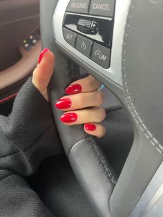 Red Acrylic Nails, Dip Nails, Cute Gel Nails, Shellac Nails, Dipped Nails