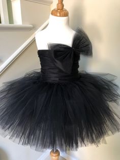 For your little darling who loves fluffy tutus and bows! It has 6 layers of tulle, tulle hand-ruched onto the bodice front and back, corset type closure on the back and a handmade tulle bow on the shoulder! Shown without straps but can be made with any style strap desired. Available in over 20 colors. To inquire about a specific color or about strap styles available please email us at bespoke@maraissky.com for a custom order. CURRENT PROCESSING TIME: 2 weeks. ** Upon checkout, please leave a not Short Satin Dress, Fire Clothes, Ballerina Tutu, Funny Baby Clothes, Ballerina Dress, Tulle Bows, Darling Dress, Corset Style, Designer Dresses Indian