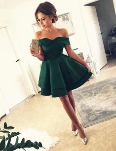 Contact+us:+lisamony@outlook.com Please+left+message+what+color+you+need+when+you+order+it.Besides+the+picture+color,+you+can+also+choose+any+color+you+want. Cute+Short+Green+Homecoming+Dresses Processing+time:+12-21+business+days Shipping+Time:+3-5+business+days "Fabric:Stain Hemline... Grape Dress, Off The Shoulder Homecoming Dress, Short Satin Dress, Green Homecoming Dresses, Satin Homecoming Dress, Blue Homecoming Dresses, Semi Formal Dresses, Satin Bridesmaid Dresses, Short Homecoming Dress