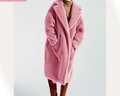 NEW Luxury Womens Oversized Faux Fur Long Coat Teddy Bear Feel Alpaca Jackets | eBay Oversized Long Fur Coat For Spring, Oversized Winter Fur Coat With Pockets, Faux Fur Long Coat, Winter Faux Fur Coat, Long Teddy Coat, Fur Long Coat, Faux Coat, Womens Faux Fur Coat, Long Faux Fur Coat