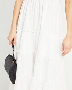 Pricing Comparison Few Moda $68 Reformation $278 For Love & Lemons $248 Product Details Adorable ruffled cap sleeves finish off the smocked bodice of this soft and breezy dress. Done with a tiered maxi skirt and side pockets.- Pockets- Square neckline- Maxi length- Fully lined- Content: 50% Viscose, 45% Linen, 5% Spandex- Care: Machine Wash Cold / Hand Wash Style# K21WDR10053X Fit Notes - Model wearing a size S- Model measurements: 5'9'' Height / 32'' Bust / 24'' Waist / 34'' Hips- Garment m Brunch Ruffle Hem Tiered Maxi Skirt, Tiered Ruffle Maxi Skirt For Brunch, Brunch Tiered Maxi Skirt With Ruffles, Brunch Tiered Ruffle Maxi Skirt, Beach Tiered Ruffle Maxi Skirt, Summer Tiered Ruffle Maxi Skirt, Tiered Ruffled Maxi Skirt For Beach, Feminine Tiered Ruffle Maxi Skirt, Feminine Tiered Maxi Skirt For Summer