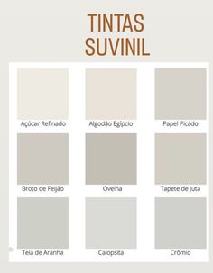 different shades of gray paint with the names of them in spanish, english and spanish