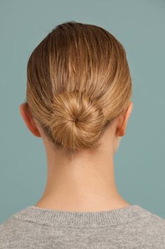 Ballerina Hairstyles, Tutorial Chignon, Quick Bun Hairstyles, Super Easy Hairstyles, Low Bun Hairstyles