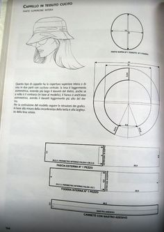 an open book with instructions on how to wear a hat