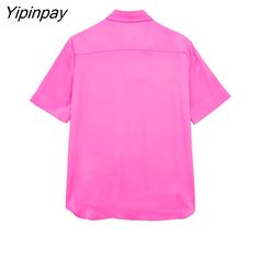 Shipping: Worldwide Express Shipping AvailableDelivery time: 🚚7-15Days Fast ShippingReturns: Fast refund,💯100% Money Back Guarantee.Brand Name: TF·MLNFabric Type: Chemical FiberPattern Type: SolidFit Type: Regulai FitStyle: CasualThickness: ThinOrigin: Mainland ChinaCN: JiangsuClothing Length: RegularMaterial: PolyesterElasticity: Non StrechDecoration: NONESleeve Length(cm): ShortAge: 25-34Release Date: Winter 2022Season: Spring/SummerShirts Type: Casual ShirtsGender: WOMENCollar: Turn-down Co Solid Color Short Sleeve Shirt For Spring, Trendy Solid Color Short Sleeve Shirt, Spring Solid Color Collared Tops, Spring Collared Top Solid Color, Summer Solid Collared Tops, Collared Solid Tops For Summer, Summer Collared Solid Tops, Collared T-shirt For Summer, Pink Solid Color Collared Top