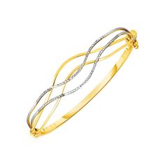 [Diamond Engagement Rings, Diamond Stud Earrings, and Gold Jewelry Online]-Angelucci Jewelry Classic Bangles, White Gold Bangle, Stackable Bangles, Gold Waves, Healing Jewelry, Yellow Gold Bracelet, Hinged Bangle, Cuff Bangles, Gold Bangles