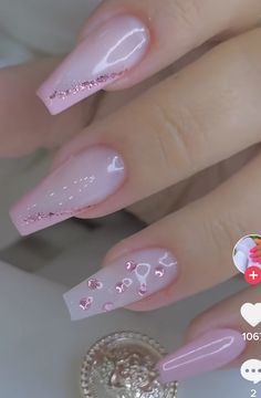 Baby Pink Nails Design, Pink Nails Design, Baby Pink Nails, Peach Nails, Classy Nail Designs, Girly Acrylic Nails, Ombre Nail Designs, Pink Nail Designs