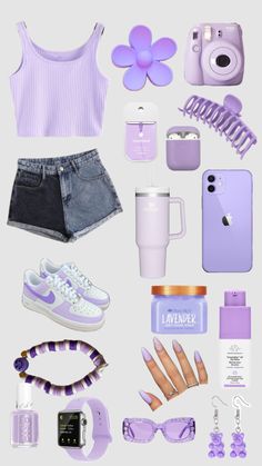 Preppy Purple, Lavender Outfit, Unicorn Fashion, Purple Outfit, Purple Fits, Best Friend Outfits, Casual Outfits For Teens