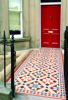 Bespoke Victorian Floor Tiles Restaurant Tiles, Front Path, Wooden Floor Tiles, Victorian Tile, Victorian Porch, Brown Tile, Victorian Floor Tiles, Victorian Floor, Tiled Hallway