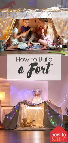 how to build a fort for kids