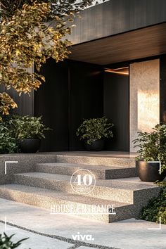 ♥ Looking to make a grand entrance? Step into luxury with this modern house entrance featuring stunning doors and a stylish design. Get inspired by these house entrance ideas for a unique and inviting entryway. 🚪🏡✨ #houseentrance #modernhouse #luxurydesign #entrywayideas