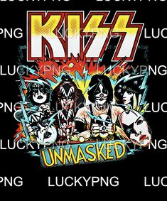 an image of the band kiss with their name on it's t - shirt