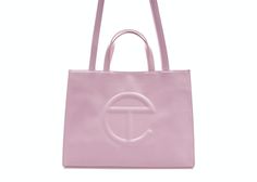 Pink Telfar Bag, Youtube Essentials, Pink Telfar, Pink Dunks, Telfar Shopping Bag, Hello Kitty Decorations, Telfar Bag, Pink Lifestyle, Girly Bags