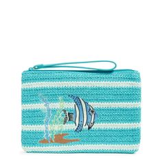 Take this slim straw wristlet along on your next beach vacation. It's the perfect accessory for your favorite vacay outfit. Outlet Exclusive Straw with embroidered accents Interior features a zip pocket Zip closure. Dimensions: 10. 0" w x 7. 0" h Handle/Strap Wrist strap drop 7. 0" Trim Material : Faux Leather Vera Bradley Outlet Women's Straw Wristlet in Antilles Treasure Pink Wristlet, Vacay Outfits, Vera Bradley Wallet, Id Wallet, Wristlet Wallet, Vera Bradley Bags, Stylish Bag, Clutch Wallet, Clutch Purse