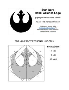 the star wars logo is shown with instructions for how to make it and how to use it