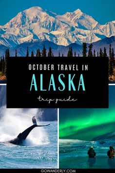 Uncover the beauty of Alaska in October with insights into seasonal highlights, travel tips, and must-see destinations. A perfect resource for planning your autumn adventure in the wild. Alaska Travel Itinerary, Alaska In October, Denali Alaska, October Travel, Alaska National Parks, Alaska Glaciers, Alaska Adventures