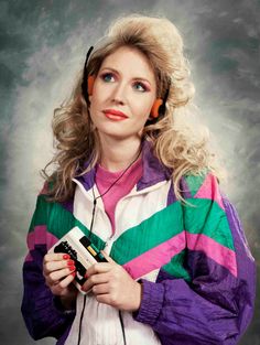 Retro Portraits by Natasha Freeman, via Behance Look Disco, 80’s Aesthetic, Style Année 80, 80s Trends, 1980s Fashion Trends, Look 80s, 80s Party Outfits, 80s Fashion Trends, 80s Look