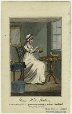 The Straw Hat Maker, 1804, NYPL.