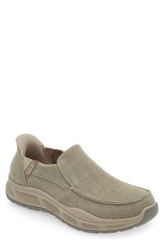 With a padded collar and stretchy insets, this slip-on sneaker keeps you effortlessly comfortable all day on a cushioned footbed. Textile upper/synthetic lining and sole Imported Casual Slip-on Walking Shoes Slip-resistant, Casual Textile Slip-ons For Sports, Casual Slip-on Slip-resistant Walking Shoes, Casual Slip-on Walking Shoes With Slip-resistant Sole, Casual Slip-on, Slip-resistant Walking Shoes, Casual Slip-resistant Slip-on Sneakers, Casual Slip-on Sneakers With Slip-resistant Tpr, Casual Slip-on Sneakers With Slip-resistant Sole, Casual Slip-on Sneakers With Arch Support