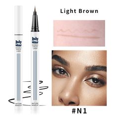 Category: Creamy Eyeliner/Glue Color: Brown Smudged Eyeliner, Natural Eyeliner, Simple Eyeliner, Liquid Eyeliner Pen, Long Lasting Eyeliner, Double Eyelid, Brown Eyeliner, Eyeliner Brush, Liquid Liner