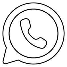 a black and white line drawing of a phone in a speech bubble with the text what's on it?